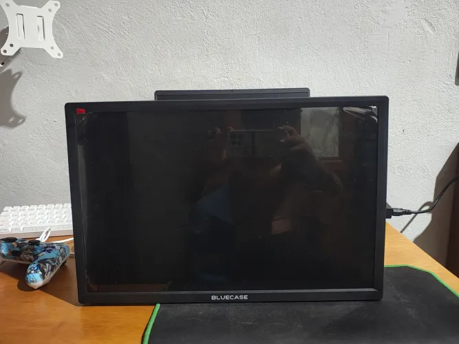 Monitor 19 Preto Led Bm19k4hvw Bluecase - 75hz / Hdmi / Vga, usado uma vez