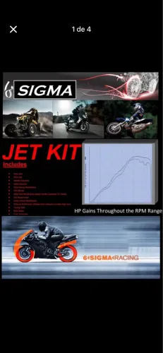 Jet kit cb600 Hornet 2004/07 - carburada