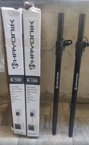 Kit 2 Suporte Prolongador P/caixa De Som Aérea ,caixa Grave