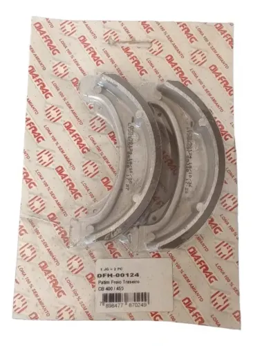 Patim Lona Freio Traseira Honda Cb 400/450 Diafrag