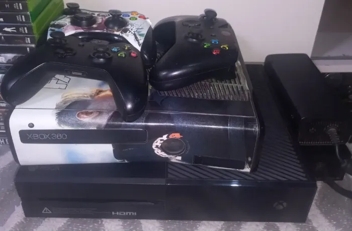 Xbox One para peças + xbox360 farcry fontes originais + controles + controle 360 Far Cry 4