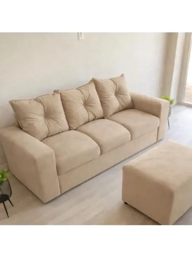 Sofá 3 Lugares bege