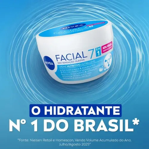 NIVEA Creme Facial Nutritivo Ultraleve 7 em 1 100g