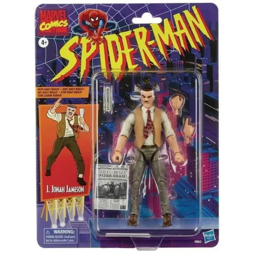 Marvel legends - jonah jameson - spider-man retrô 