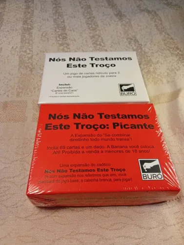 Jogos de carta Nós Não Testamos Este Troço 