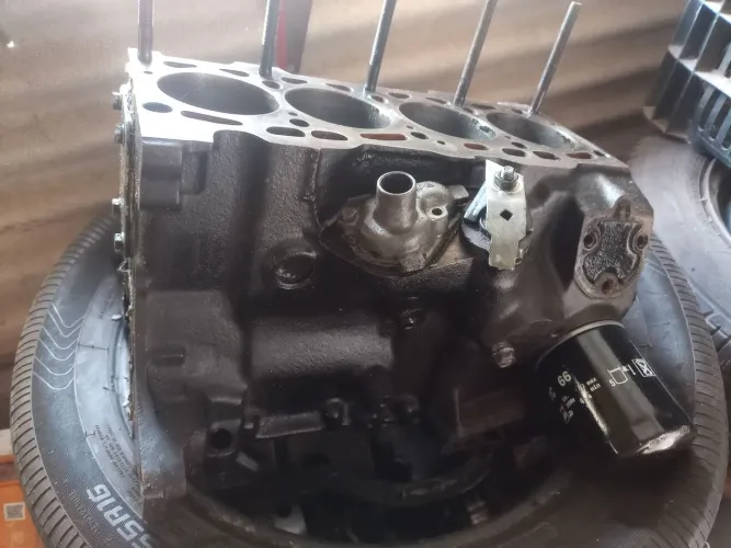 Bloco e virabrequim Palio 1.0 fiasa 8 válvulas injetado gasolina 
