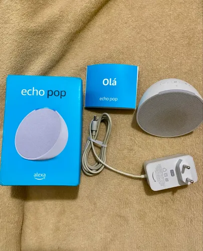 Alexa echo pop branco