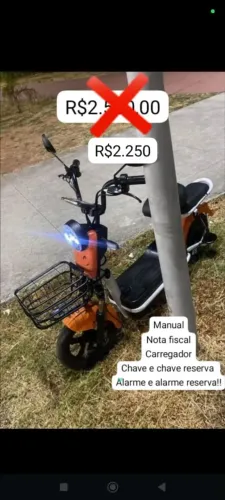Bicicleta elétrica happy