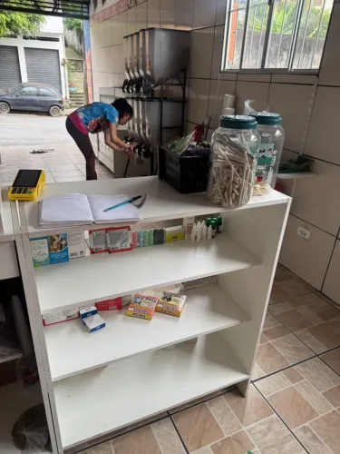 Balcão para atendimento 2 peças 
