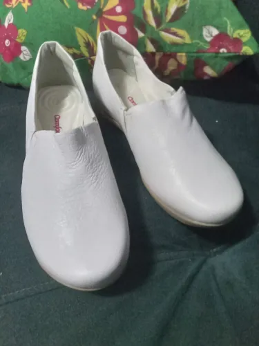 Sapato Confortflex branco enfermeiro tamanho 39