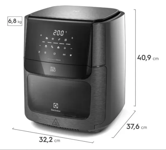 Air Fryer Electrolux 12L Digital (Grafite - EAF90)