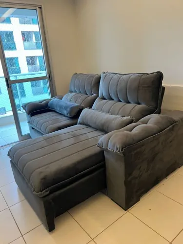 Sofa retratil reclinavel novo varos tamanhos 2.30cm* 2.50cm* 2.90cm