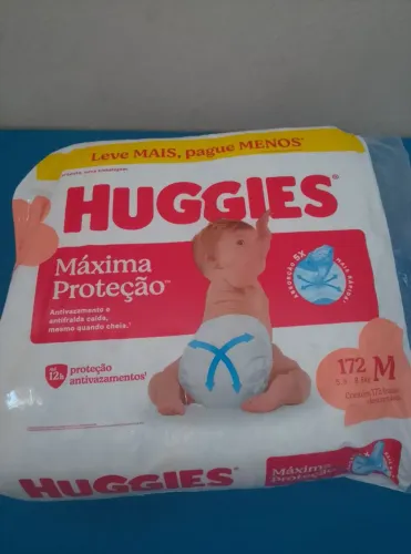 Fralda Huggies tamanho M