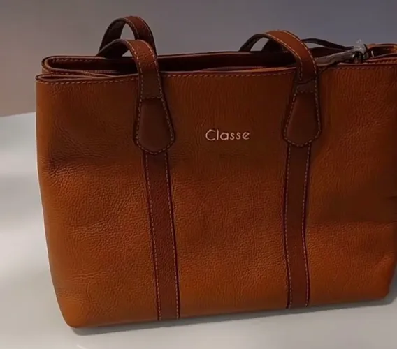Bolsa de Couro da Classe Couro Nova