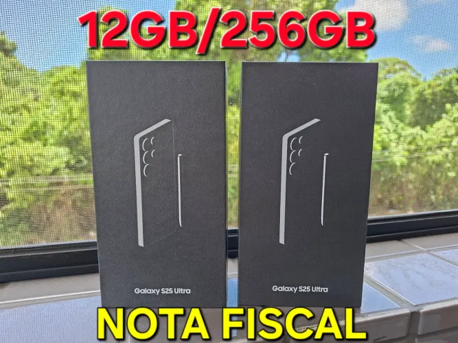 S25 ULTRA 12GB/256GB (LACRADO) IP68 01 Ano de Garantia Nota Fiscal