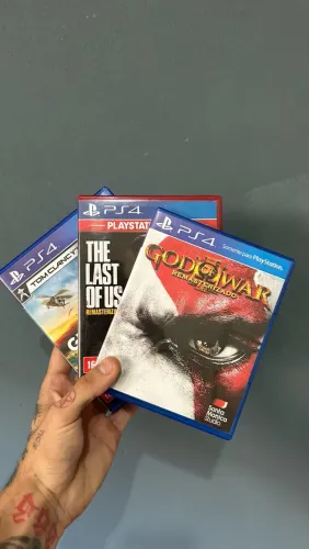Jogos de play 4 os 3 por 199