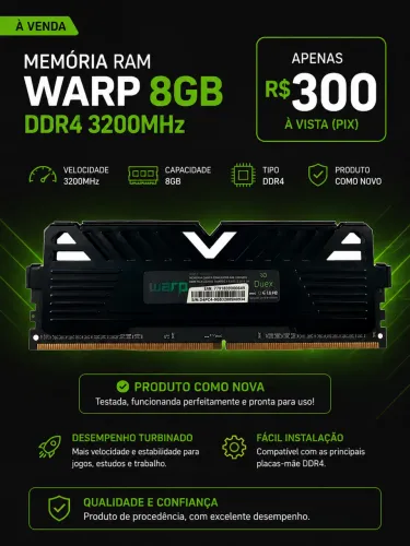 Memoria DDR4 8gb 3200mhz