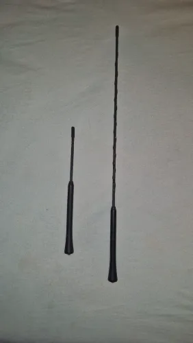 Kit 2 Hastes De Antena Automotiva Original - Longa e Curta Esportivas