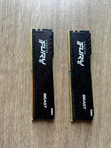 Par de Memórias RAM, Kingston Fury Beast, (2x8)GB, 3200MHz, DDR4