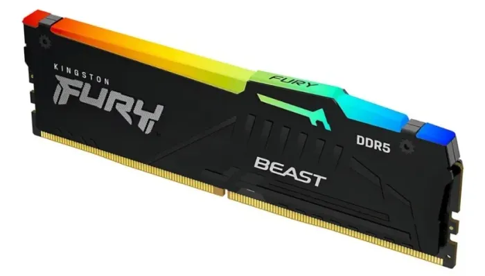 Memória RAM Kingston Fury Beast, 16GB, 5600MHz, DDR5, RGB, CL40