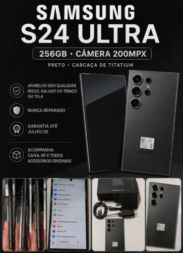 Samsung S24 ultra 256GB novinho