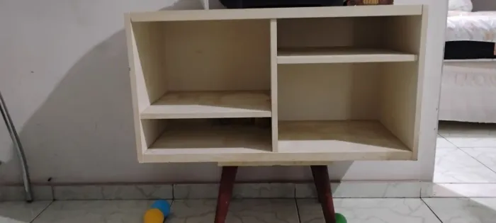 vendo rack retrô branco