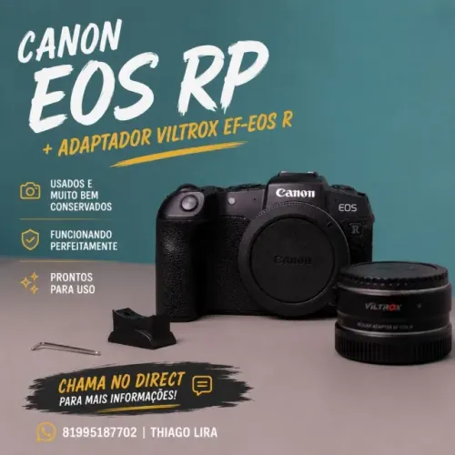 Canon EOS RP Full Frame + Adaptador Viltrox