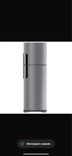 Geladeira Cônsul Frost Free Duplex 386 litros com Altura flex cor Inox
