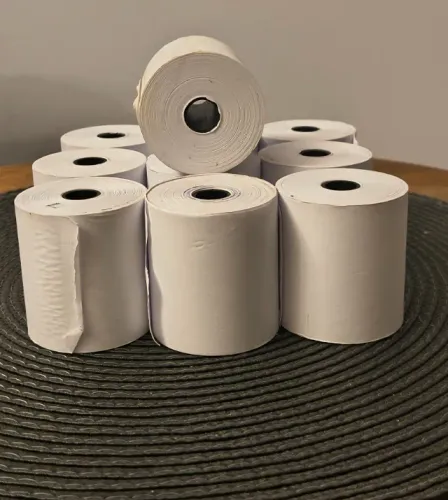10 bobinas de papel para calculadora (não térmicas)