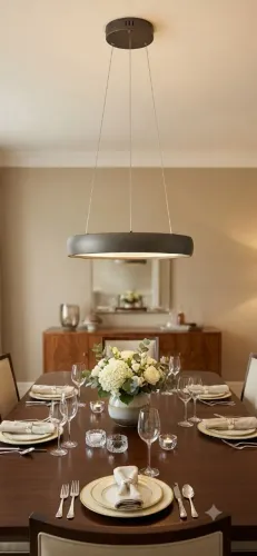 Luminária Pendente Anelar - Elegância, Modernidade e Versatilidade