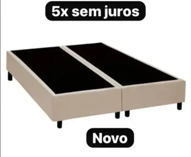 base queen novas - cor beje - reforçada 300kg - fazemos entregas imediata