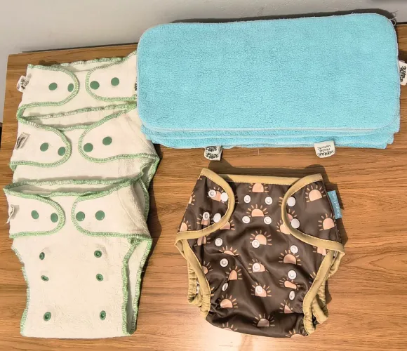 kit fralda ecológica ajustada noturna