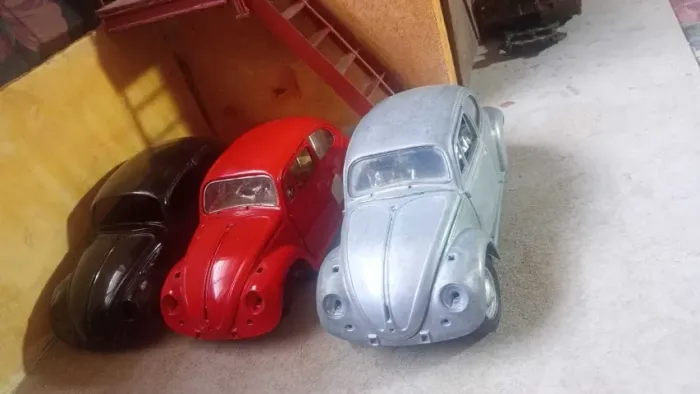 Trio de Fuscas 1:18 - Road Signature + Maisto 1951 | Projetos Customização ou Restauração