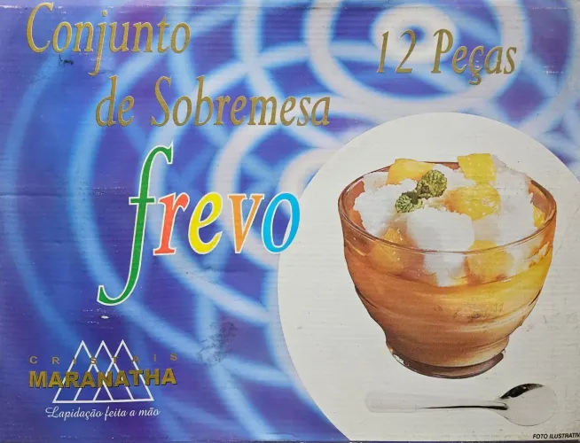 Conjunto de sobremesa Maranatha Frevo raroantigo retro vintage anos 80