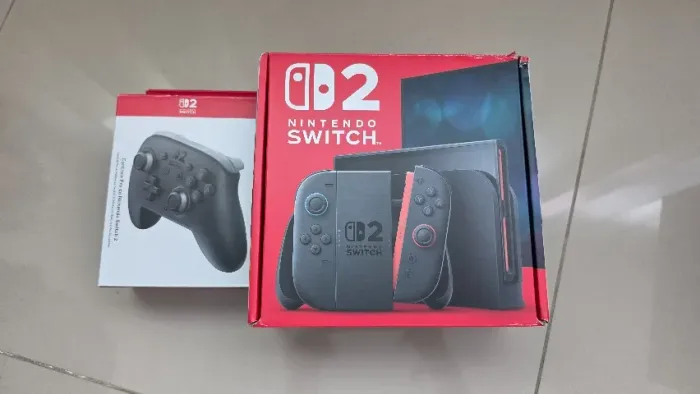 Nintendo switch 2 novo com controle pró, nota fiscal e garantia