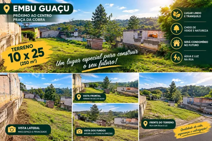 Terreno a venda no Embu Guaçu