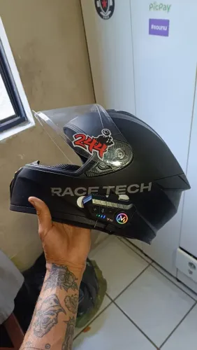Capacete racetech venda e troca