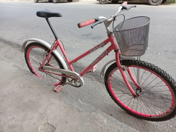 Bicicleta caloi Barra Forte antiga aro 26