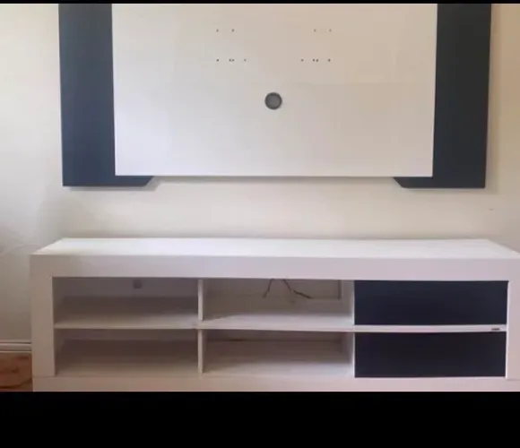 RACK E PAINEL PARA SALA EM MADEIRA