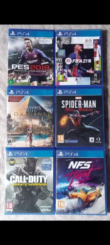 JOGOS DE PS4 ORIGINAIS VENDO E TROCO.