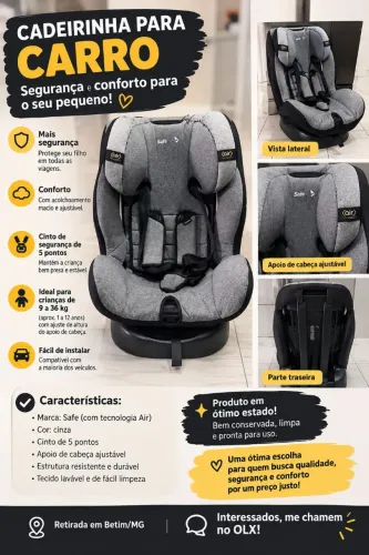Cadeirinha para carro