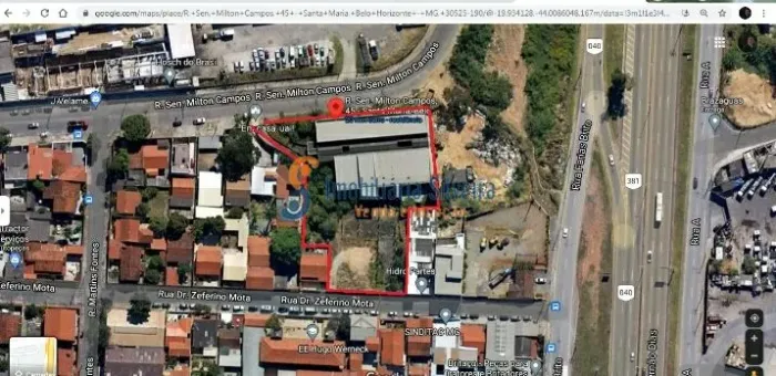 Terreno com área aproximadamente de 5 mil metros quadrado Bairro Santa Maria / Califórnia