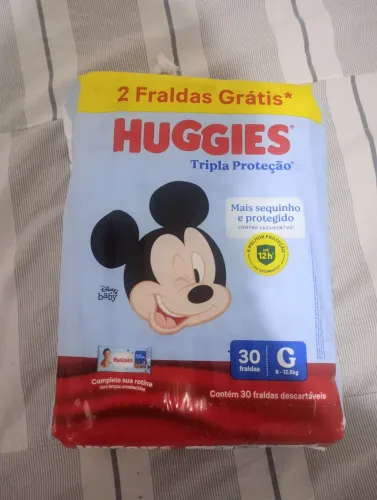 Fralda Huggies Tamanho G