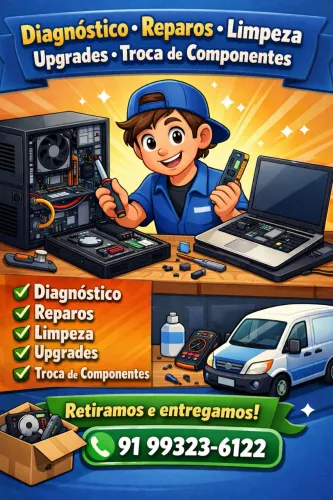 Manutenção de computadores e notebooks
