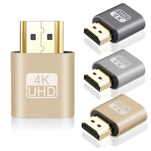 Adaptador HDMI de exibição virtual Dummy 4K