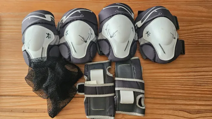 Kit de Proteção Powerslide 3 Peças (Joelheira, Cotoveleira e Punho) - Tam XS