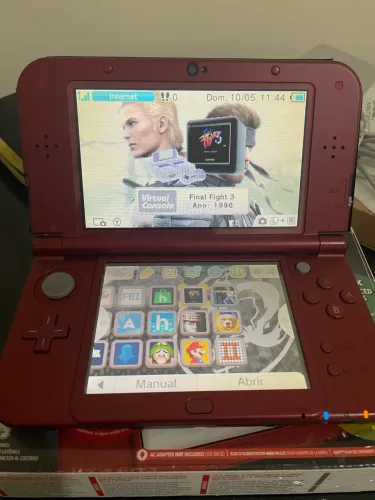 Nintendo New 3DS XL com Caixa e Serial