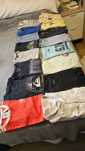 Lote camisas, polos e camisetas P Várias marcas famosas