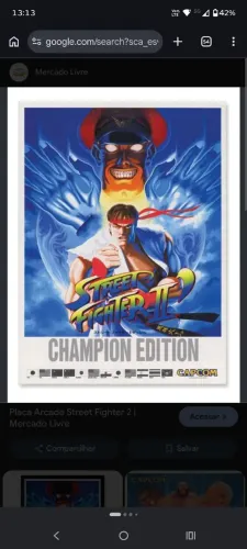 Placa street fighter 2'5 champion editition