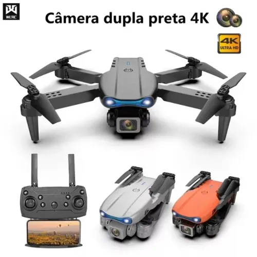 Drone com Câmera + 2 Baterias Vídeo Mini 2.4GHz - R$ 219,99